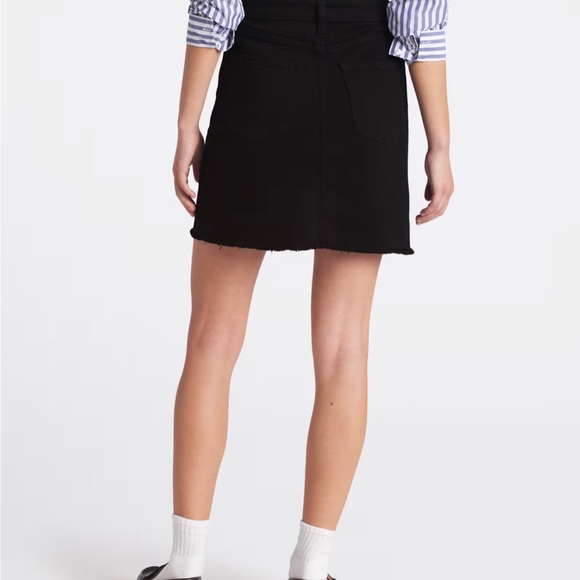 Just USA Black Denim Mini Skirt NWT Size L - Picture 2 of 7